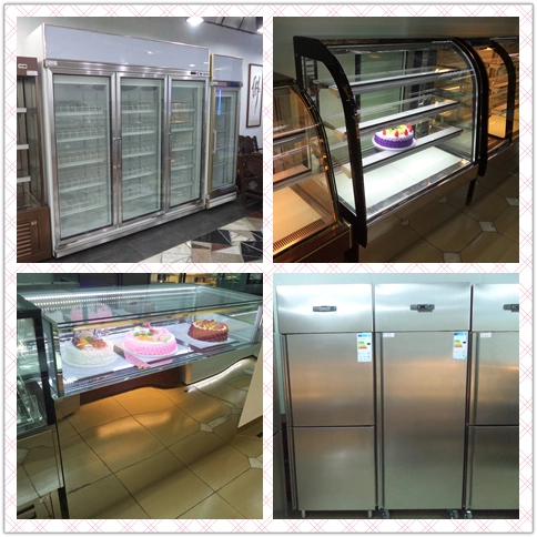 Tủ lạnh trưng bày kem Gelato cao cấp trên bàn thương mại